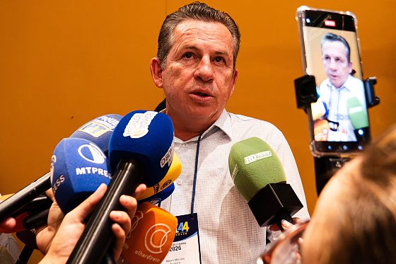 Candidato ao Senado, ex-governador Mauro Mendes o deputado federal Fábio Garcia como vice-governador