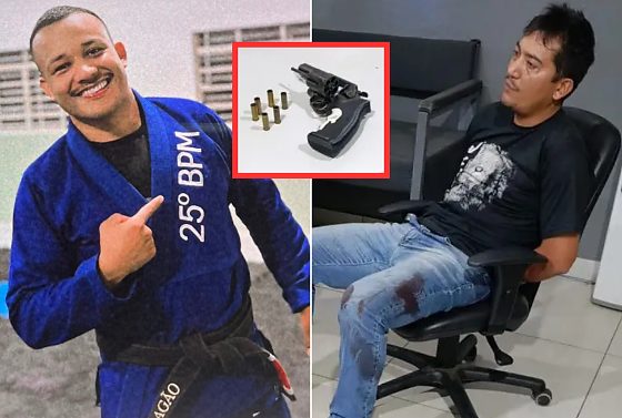 O cabo da Polícia Militar Renato Oliveira Aragão foi assassinado a tiros por Jonathan Vieira dos Santos.