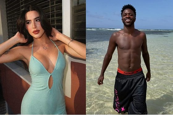 Atriz e modelo Nina Hoffmann afirma ter recebido interação do jogador nas redes sociais e relata suposto interesse dele por uma amiga durante festas na Espanha.