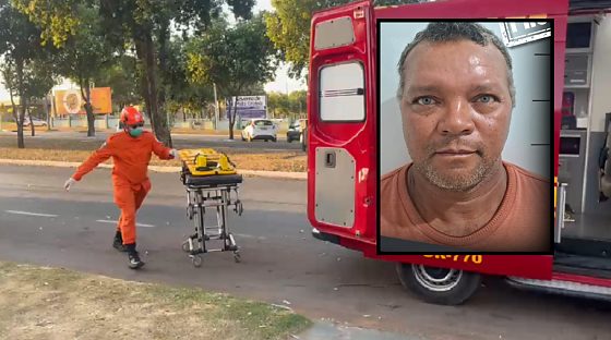 Os policiais conseguiram localizá-lo às margens de uma área de mata.
