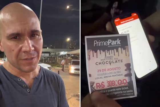 Abilio esteve no local e afirmou que a cobrança foi interrompida após a equipe da Prefeitura identificar a situação.
