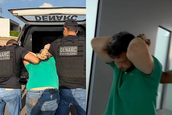 Thyago Jorge Machado foi preso após plantar 1kg de droga no carro da ex-namorada