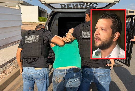 Thyago Jorge Machado foi preso a segunda-feira (31), no condomínio Supremo Itália, no bairro Jardim Itália, em Cuiabá.