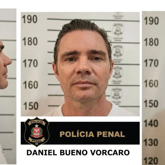 Daniel Vorcaro no dia da sua prisão.
