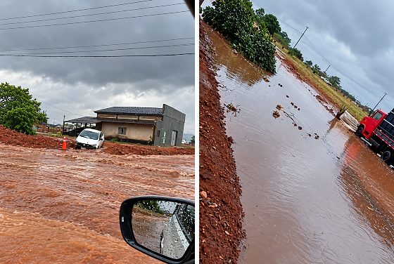 Uma forte chuva atingiu Boa Esperança do Norte e provocou transtornos e danos em diferentes pontos do município.