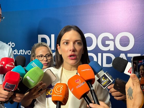 Candidata ao Senado, Janaina declara apoio a Max Russi e lamenta por ele não ter se candidatado ao Governo.