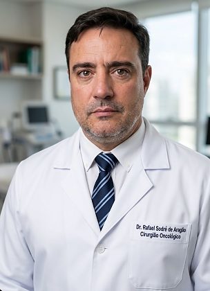 Dr. Rafael Sodré de Aragão Vasconcellos Pereira é Cirurgião oncológico e diretor técnico do Hospital de Câncer de Mato Grosso.