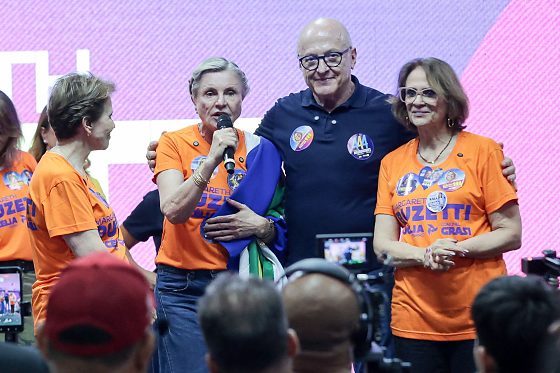 Tereza Cristina e Damares estiveram com Pivetta em Cuiabá, na quarta-feira (09).