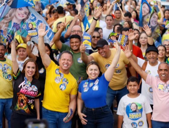 Segundo a campanha, as mobilizações reuniram grande número de apoiadores.