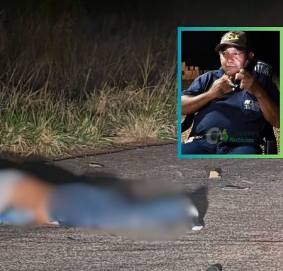 O motociclista foi identificado como Valdeci Baca, de 54 anos.