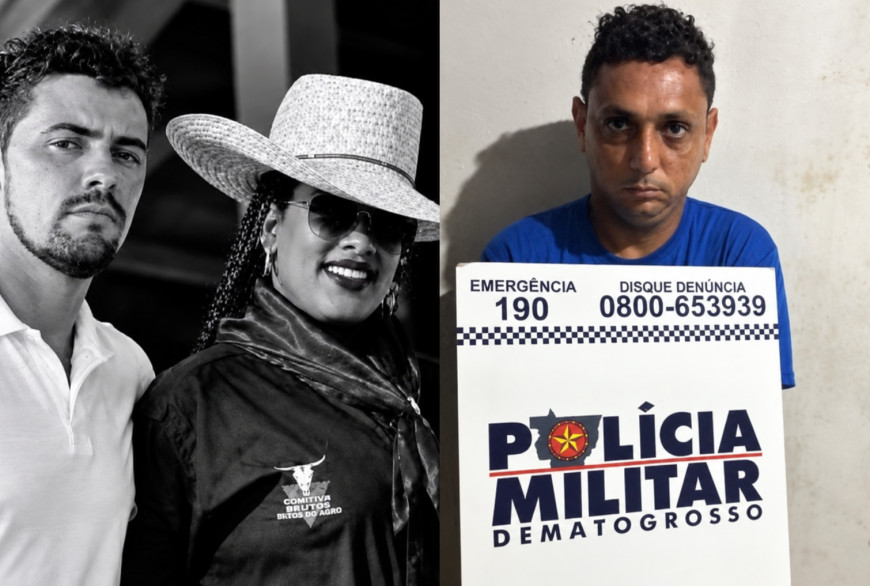 Lorrayne dos Reis e Marcos Willian foram assassinados a tiros por Julio Moreira dos Santos, em Aripuanã