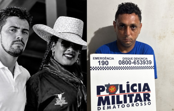 Lorrayne dos Reis e Marcos Willian foram assassinados a tiros por Julio Moreira dos Santos, em Aripuanã