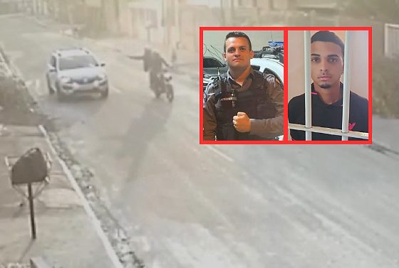 O PM Raylton Duarte Mourão e o comparsa dele Vitor Hugo Oliveira da Silva são acusados de matar uma personal trainer em VG.