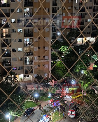 Caso foi registrado no Condomínio Morada do Parque, localizado no bairro Morada do Ouro, em Cuiabá.