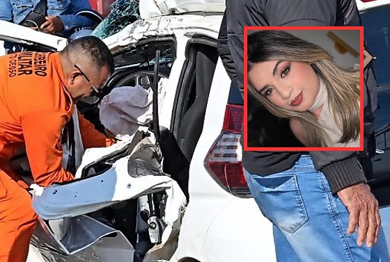 Ana Júlia Cortez da Guia, de 20 anos, sofreu um acidente de trânsito na última terça-feira (15).
