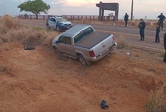 Amarok foi localizada pela Polícia Militar após ser roubada e usada para sequestrar a vítima.