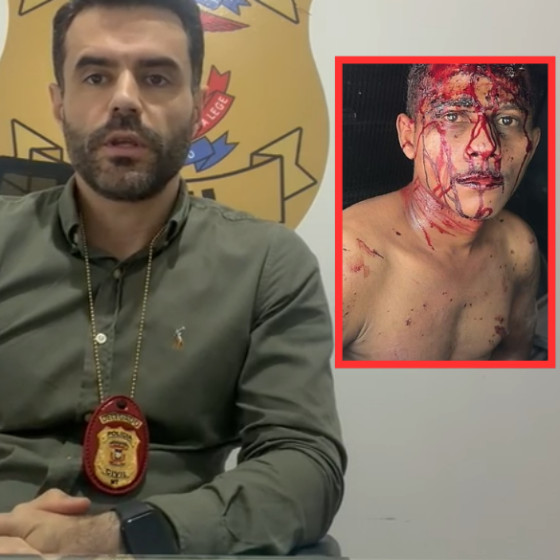 Delegado afirma que o assassino ameaçou cunhado que tentou salvar irmã e sobrinho.