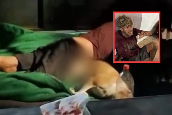 A Polícia Militar foi acionada após uma testemunha denunciar que o abusador estava maltratando o animal e praticando zoofilia contra ele.