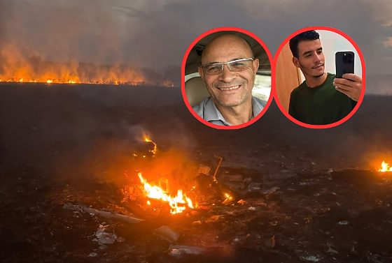 Zelicio Filgueira Tomaz, de 58 anos, e Rafael Pereira Guedes, de 22, morreram na hora.