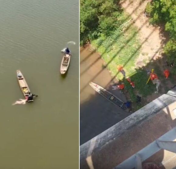 A vítima foi localizada por pescadores, que fizeram o primeiro atendimento e conseguiram retirá-la da água.