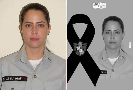 A 1ª sargento Miriã Bortolini Biazi morreu hoje (21), aos 35 anos, após enfrentar uma leucemia.