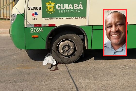 Flaviano Alves, de 57 anos, morreu atropelado por um micro-ônibus na manhã de domingo (20).