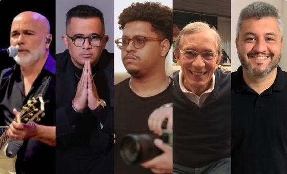 Mortos em queda de helicóptero: cantor Rick, empresário Bruno Avelar, videomaker Paulo Soares, piloto Antônio Roberto Nóbrega de Araújo e copiloto Leopoldo Barros Teixeira
