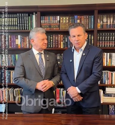 Mauro Mendes recebe apoio de peso do pastor José Wellington Costa Junior para o Senado