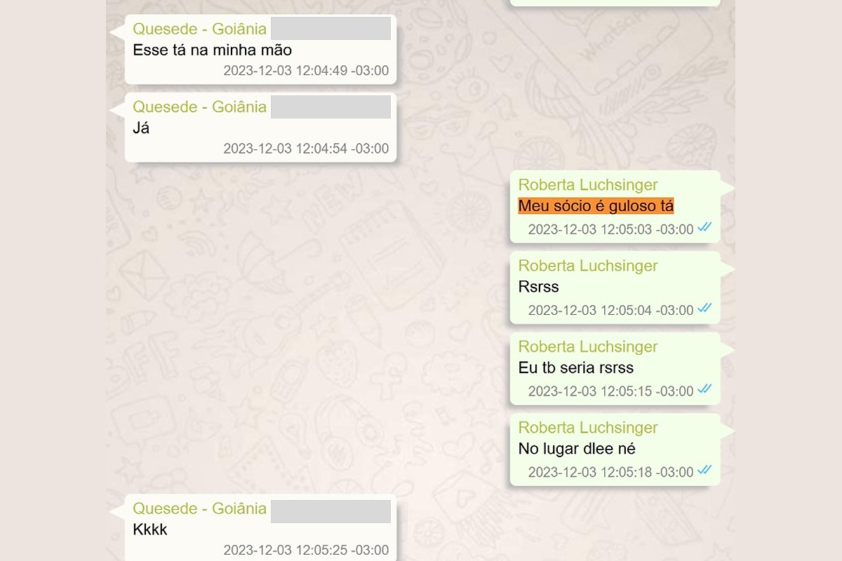 Mensagens de Roberta Luchsinger