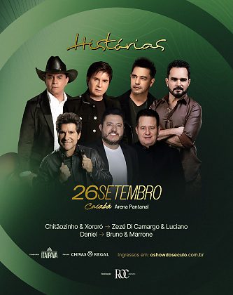 Sertanejo, rock, blues, samba e comédia estão entre as opções para aproveitar o último fim de semana de setembro em Cuiabá.