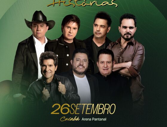 Sertanejo, rock, blues, samba e comédia estão entre as opções para aproveitar o último fim de semana de setembro em Cuiabá.