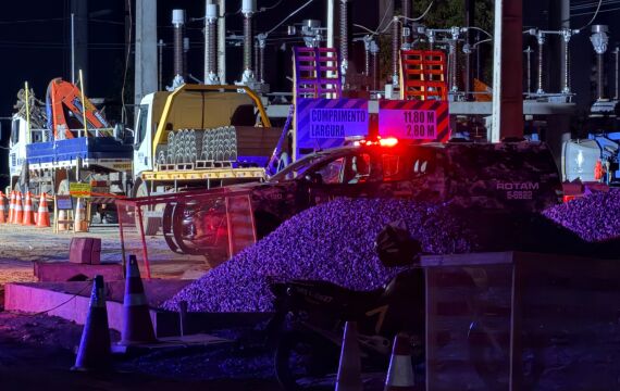 Invasão ocorreu na noite dessa quarta-feira (23) em uma estação de energia em construção 