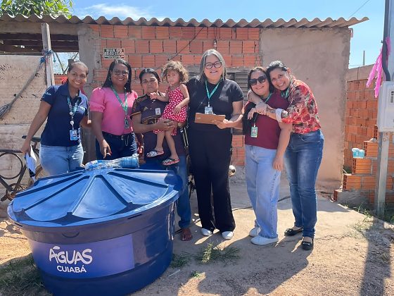Projeto da Águas Cuiabá, em parceria com a Prefeitura, atende famílias em situação de vulnerabilidade social.