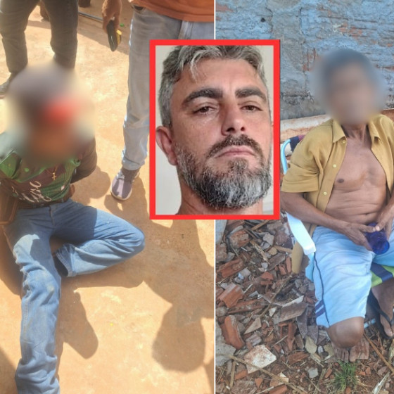 José Aparecido Pedro (ao centro) foi morto a tiros no portão de casa no dia 8 de agosto em Juína.