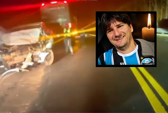 Rogério Tolloti morreu após a caminhonete em que viajava bater de frente com uma van na Guiana