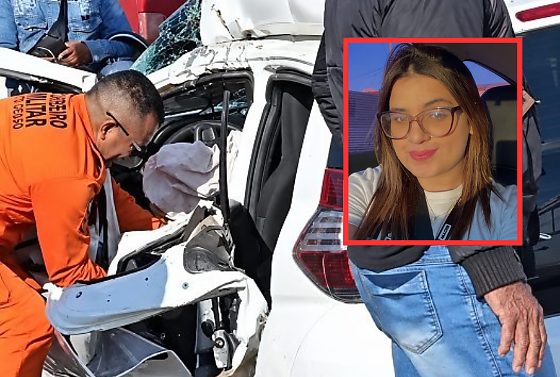 Ana Júlia Cortez da Guia, de 20 anos, sofreu um acidente de trânsito no dia 15 de setembro, em Cuiabá.