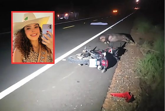 Aline de Souza Amorim, de 24 anos, morreu na hora.