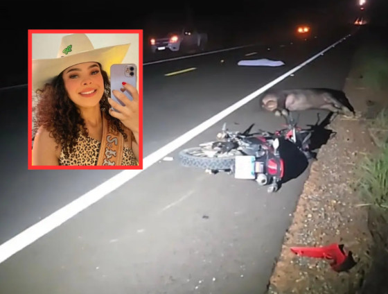 Aline de Souza Amorim, de 24 anos, morreu na hora.