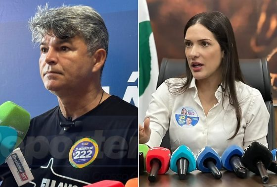 Janaina e Medeiros disputam uma das vagas de Mato Grosso no Senado nas eleições de 2026.