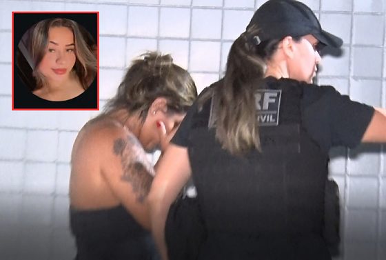 Bruna foi presa em flagrante, em tese, pelos crimes de roubo e tortura.