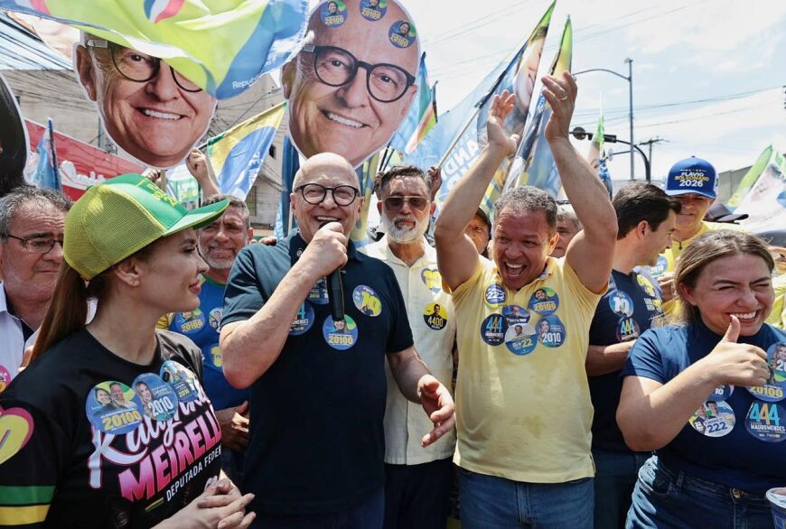 Pivetta fez arrastão em Rondonópolis ao lado de políticos do PL.