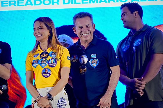 Virgínia Mendes e Mauro Mendes foi eleitos neste domingo.