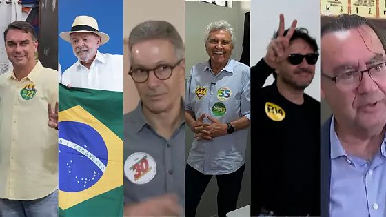 Primeiro turno teve manifestações de apoio, tumulto na chegada de candidato e episódio envolvendo celular dentro da cabine.