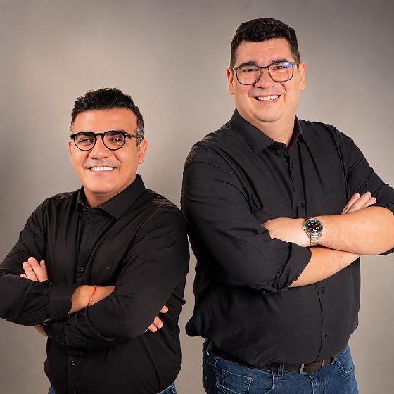 CEO do Grupo ZF, Ziad Fares e o sócio-diretor do grupo, Frederico Parma.
