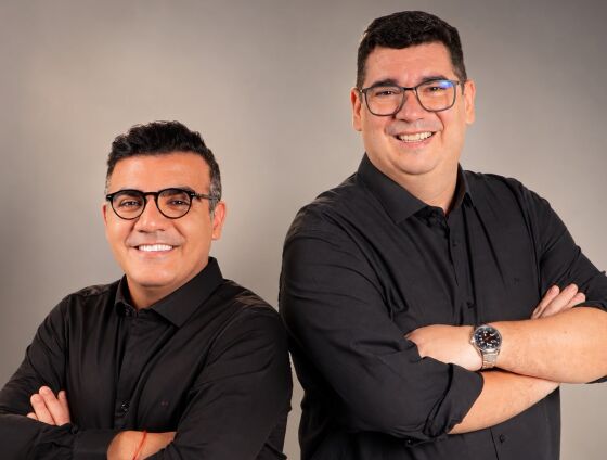 CEO do Grupo ZF, Ziad Fares e o sócio-diretor do grupo, Frederico Parma. 