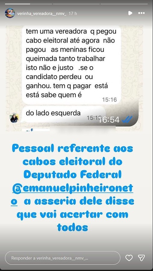 print vereadora vera - divida emanuelzinho
