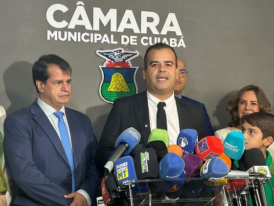O vereador Ilde Taques (Podemos), presidente eleito da Câmara Municipal de Cuiabá para o biênio 2027–2028.