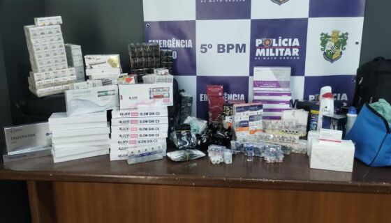 Homem é preso com 621 medicamentos emagrecedores em ônibus