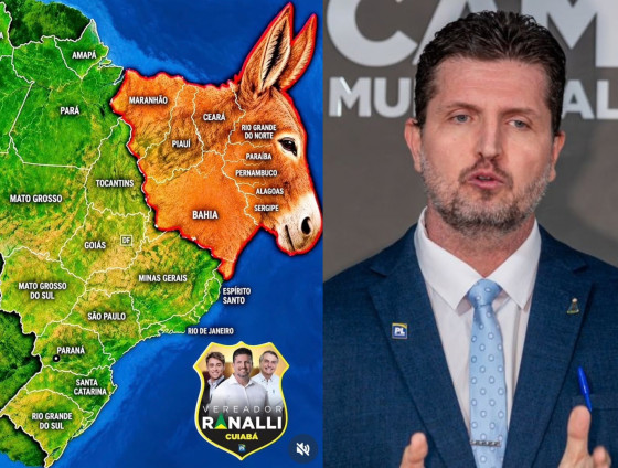 Ranalli negou ter cometido xenofobia ao relacionar a região Nordeste com um jumento