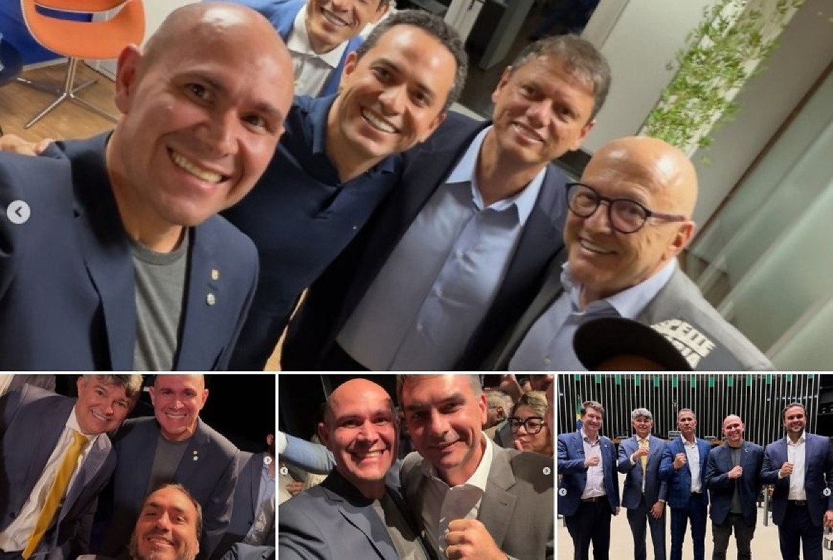 Comitiva de Mato Grosso apoia Flávio Bolsonaro em Brasília